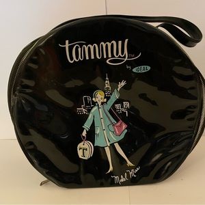 1960s Vintage Ideal Toy Co Tammy Model Miss 12" Round Doll Carrying Case